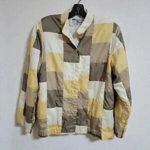 Vintage Marguerite Rubel Patchwork Button Front Jacket